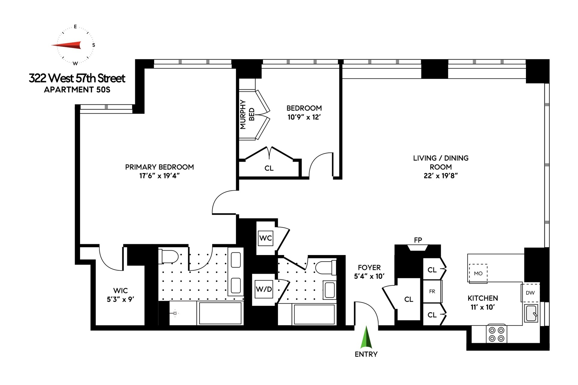 322 W 57th Street 50S