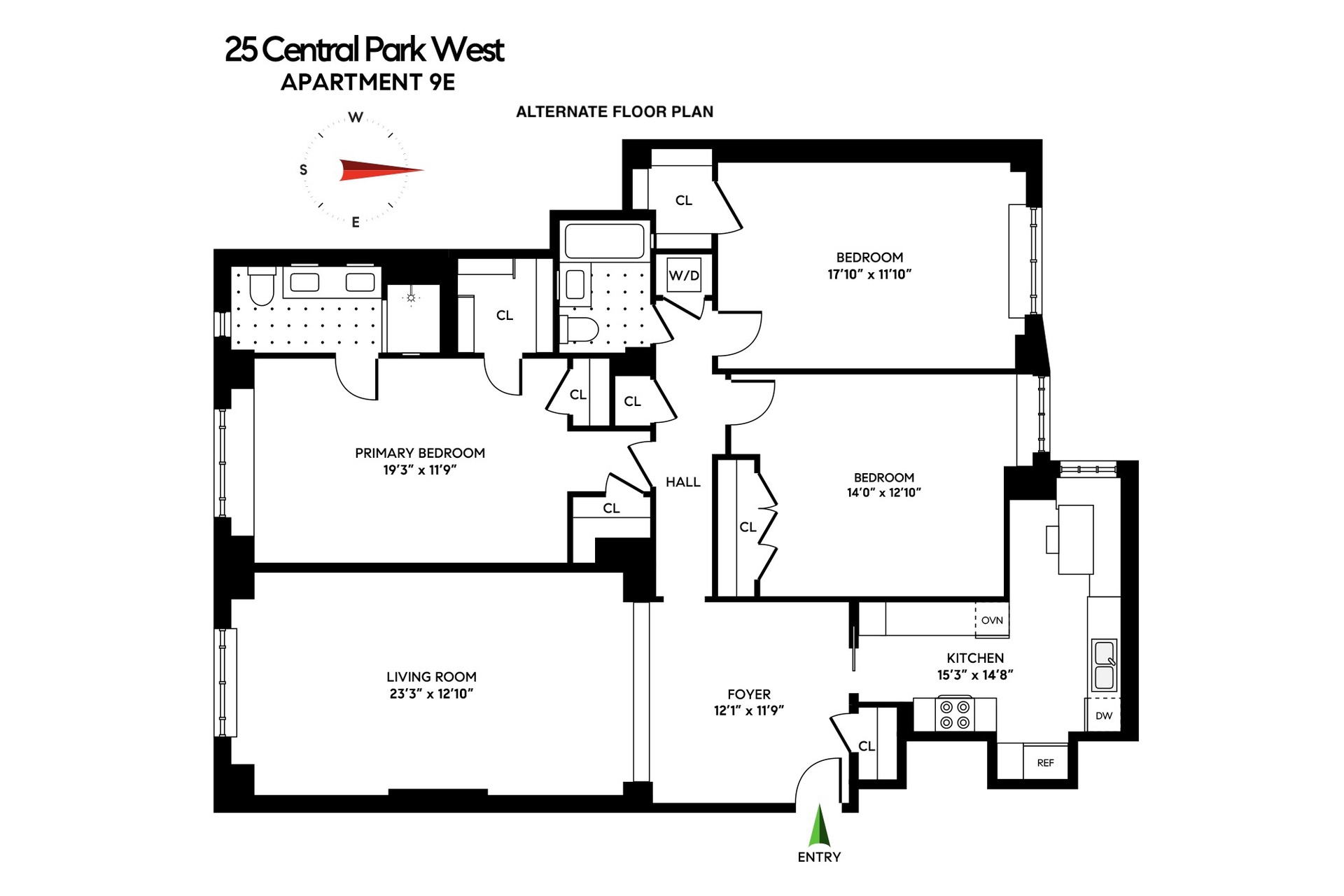 25 Central Park W 9E