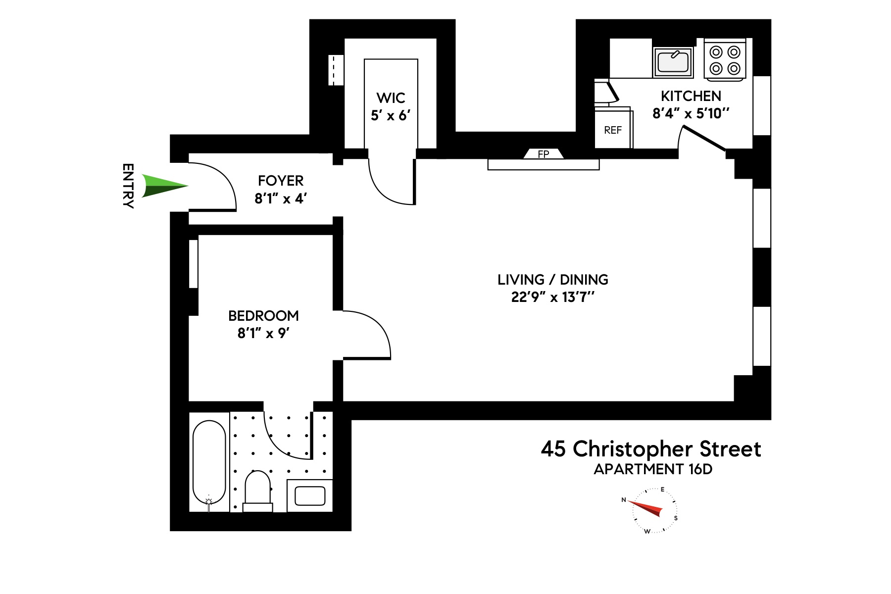 45 Christopher Street 16D