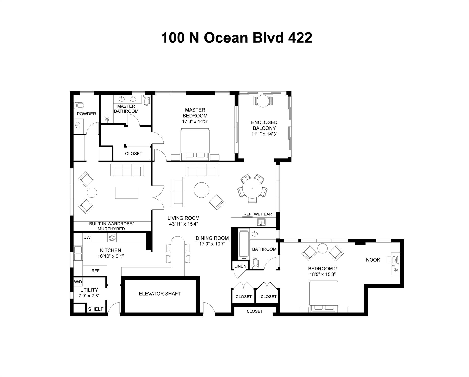 100 N Ocean Boulevard 422