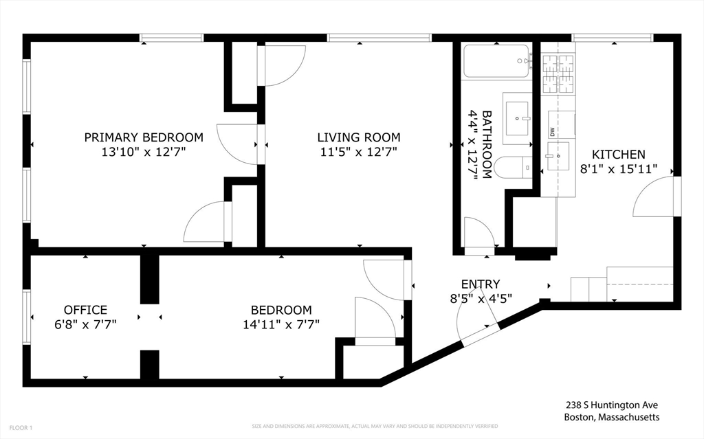238 S Huntington Ave # 1