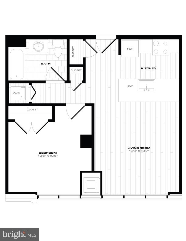 1001 VINE STREET Unit: 1B-1204