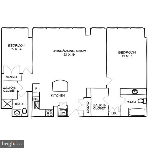 1815 JOHN F KENNEDY BOULEVARD Unit: 2B-2809