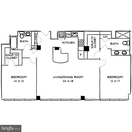 1815 JOHN F KENNEDY BOULEVARD Unit: 2B-1711