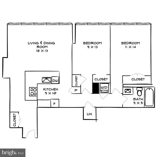 2200 Benjamin Franklin PARKWAY Unit: 2B-W1005