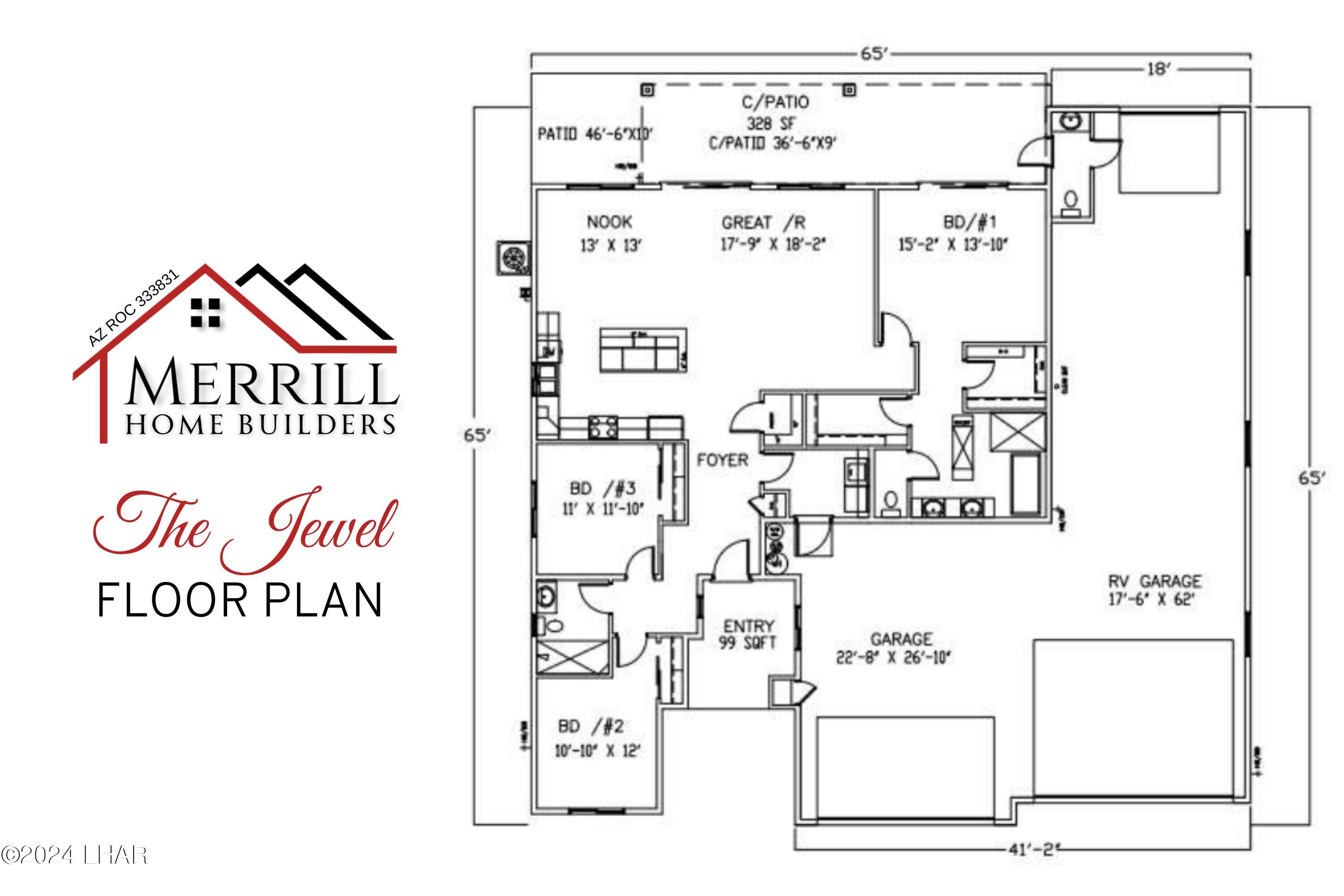 1824 The Jewel On-Your-Lot Plan
