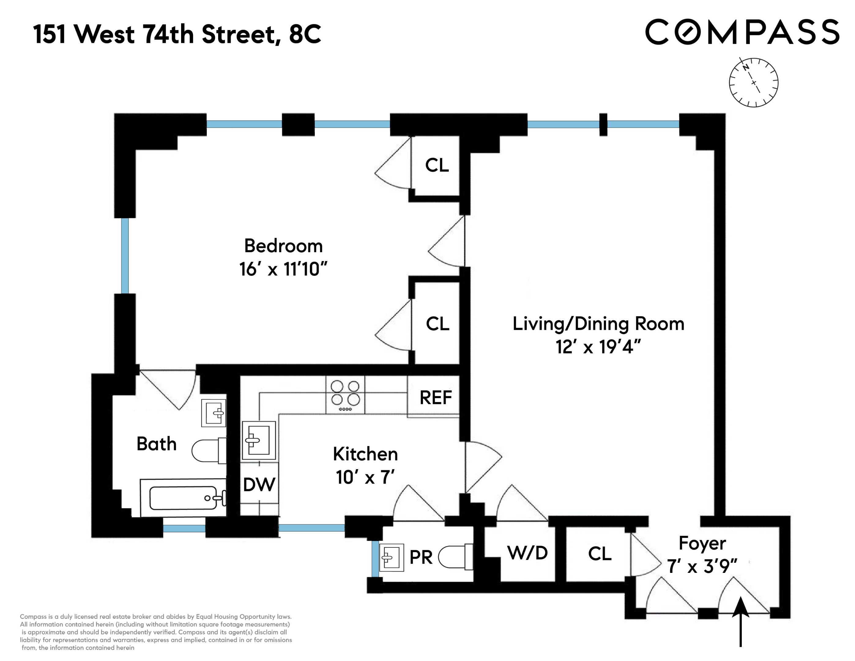 151 W 74th Street 8C