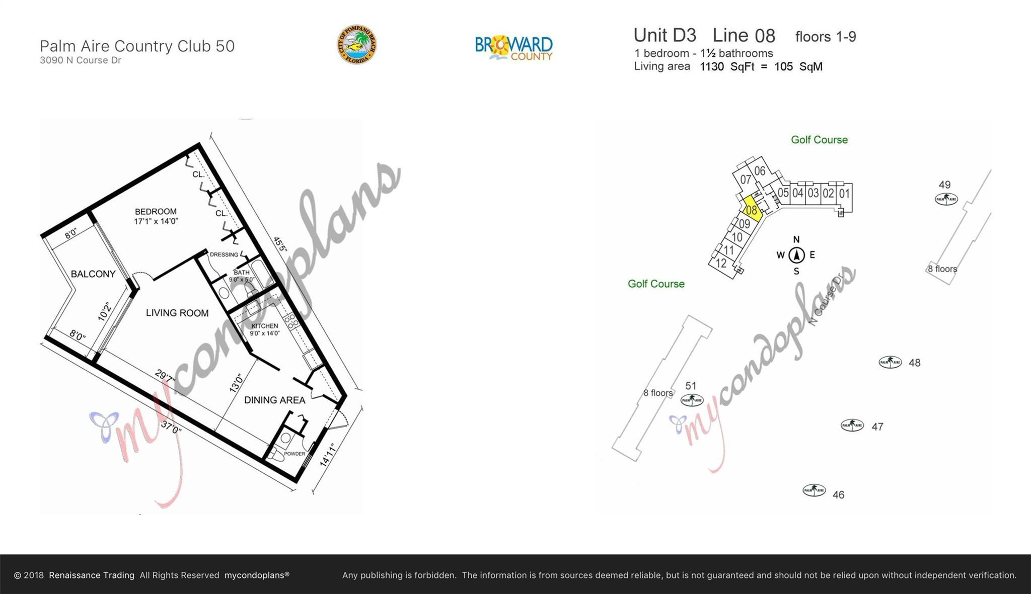 3090 N Course Dr Unit: 908