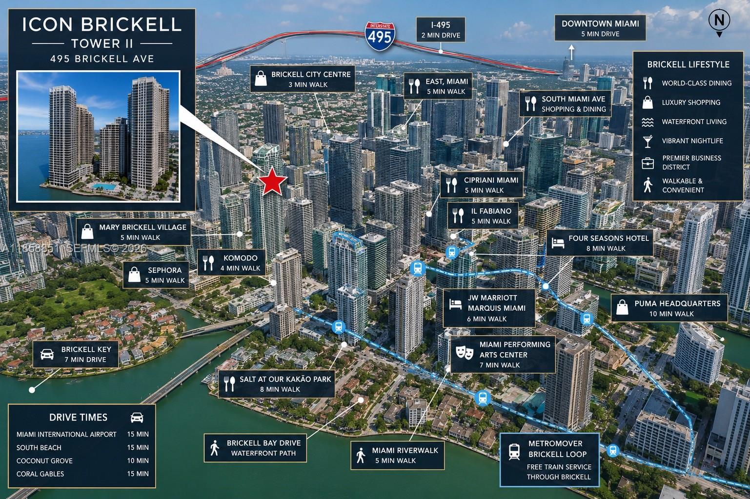 495 Brickell Ave # 411