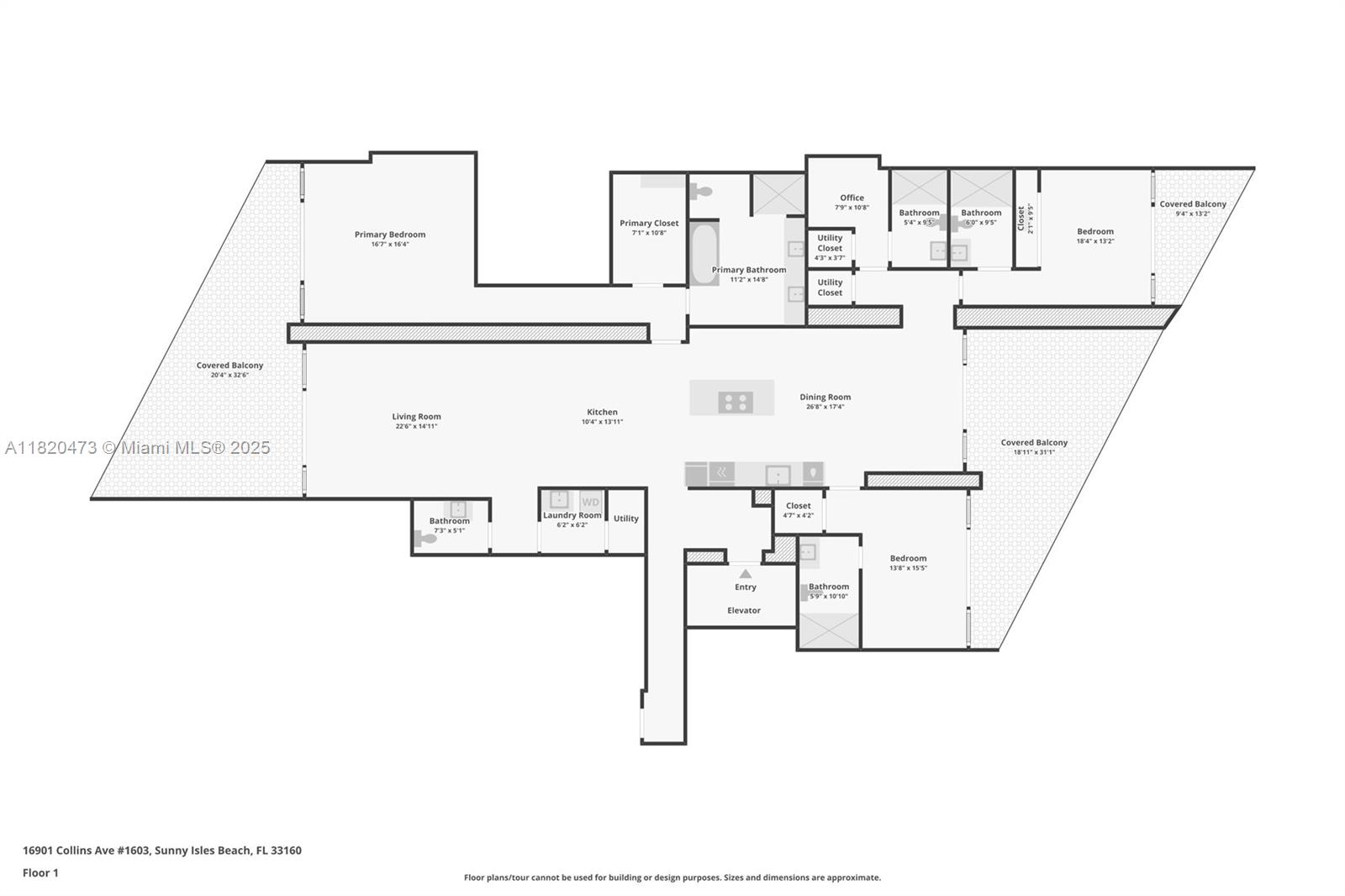 16901 Collins Ave # 1603