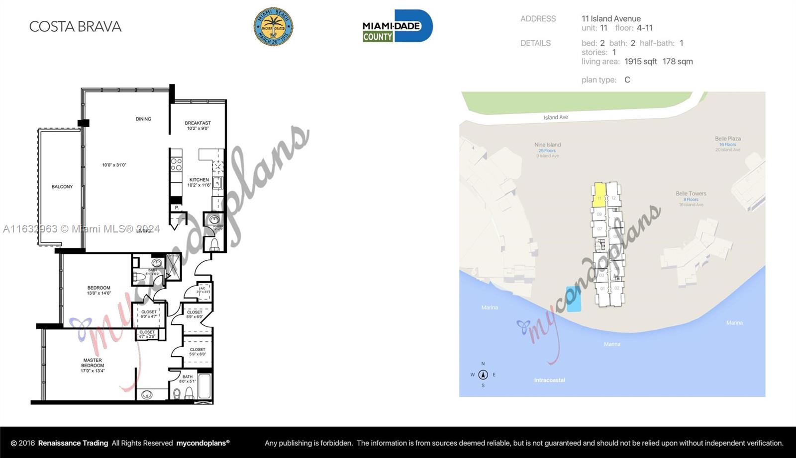 11 Island Ave # 1011