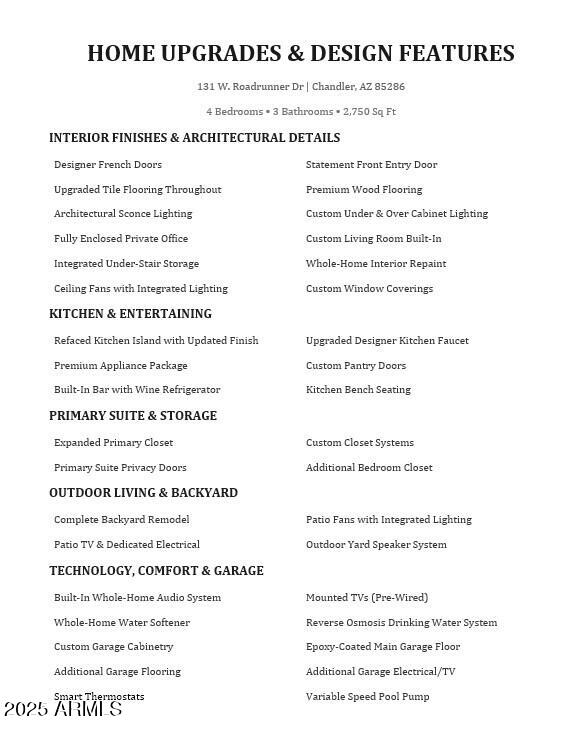 131 W ROADRUNNER Drive