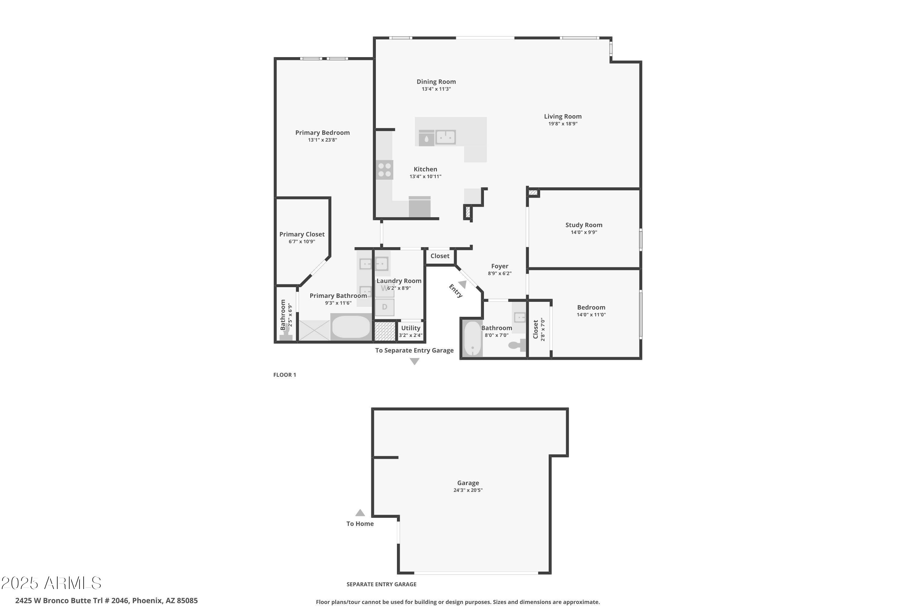 2425 W BRONCO BUTTE Trail 2046