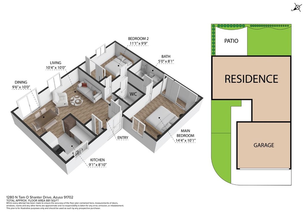 1280 N Tam O Shanter Drive