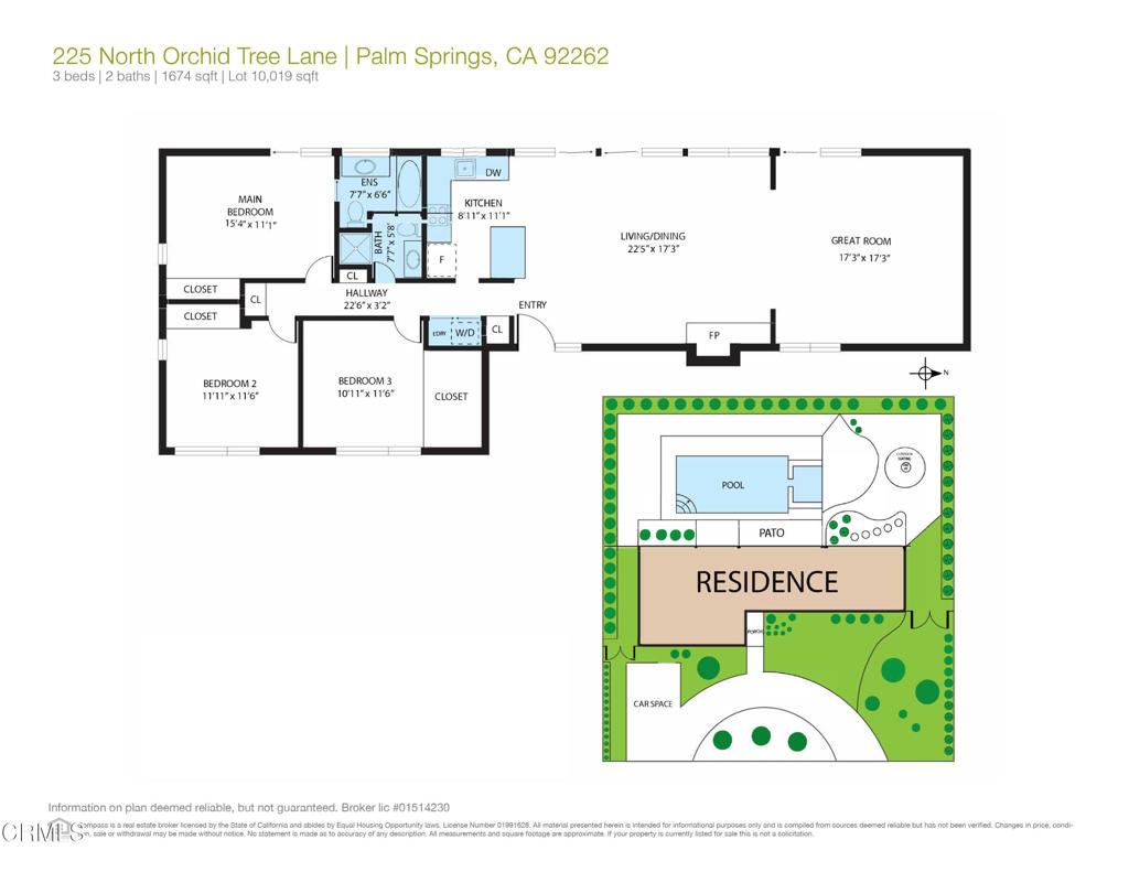 225 N Orchid Tree Lane Lane