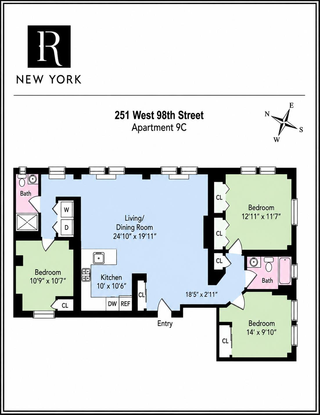251 W 98th Street 9-C
