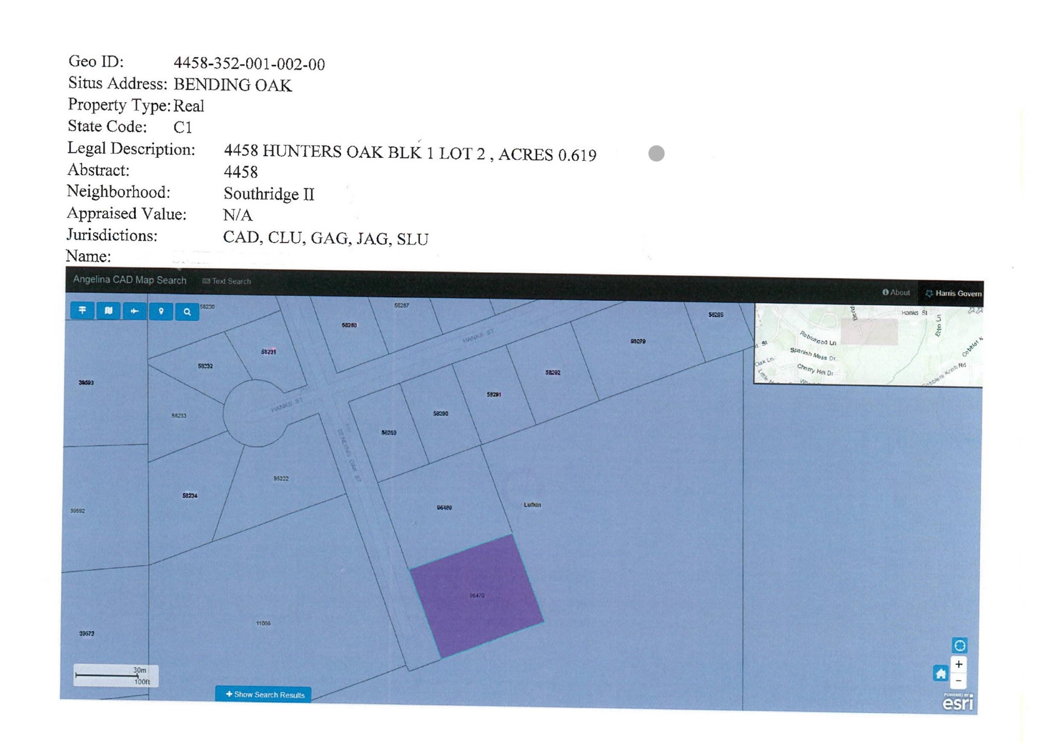 TBD Bending Oak Street