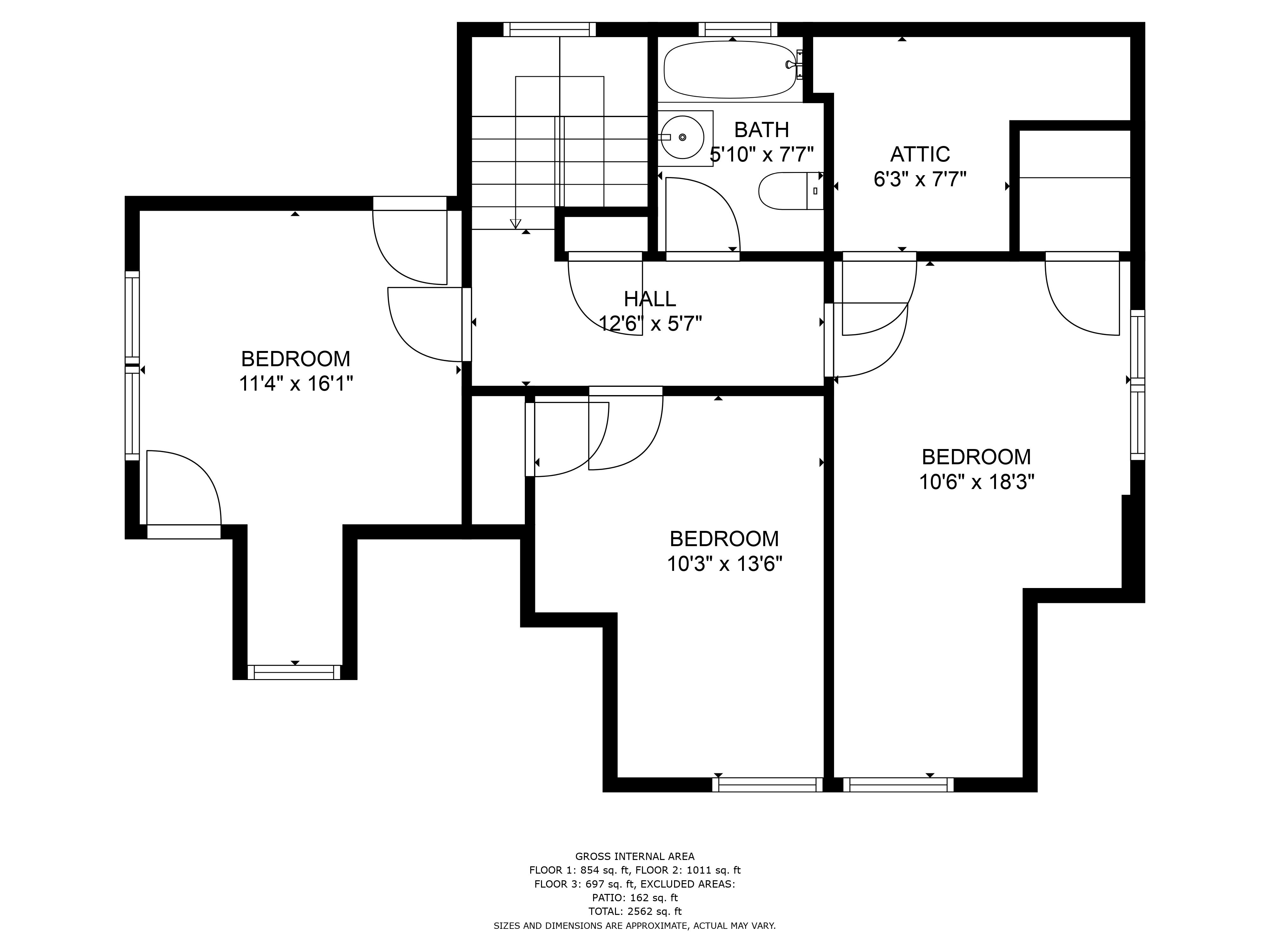 1719 W HOUSTONIA Avenue