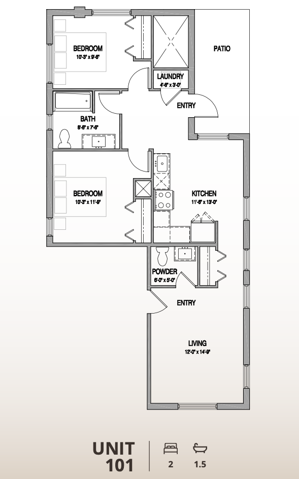 95 E Euclid Street Unit: 101