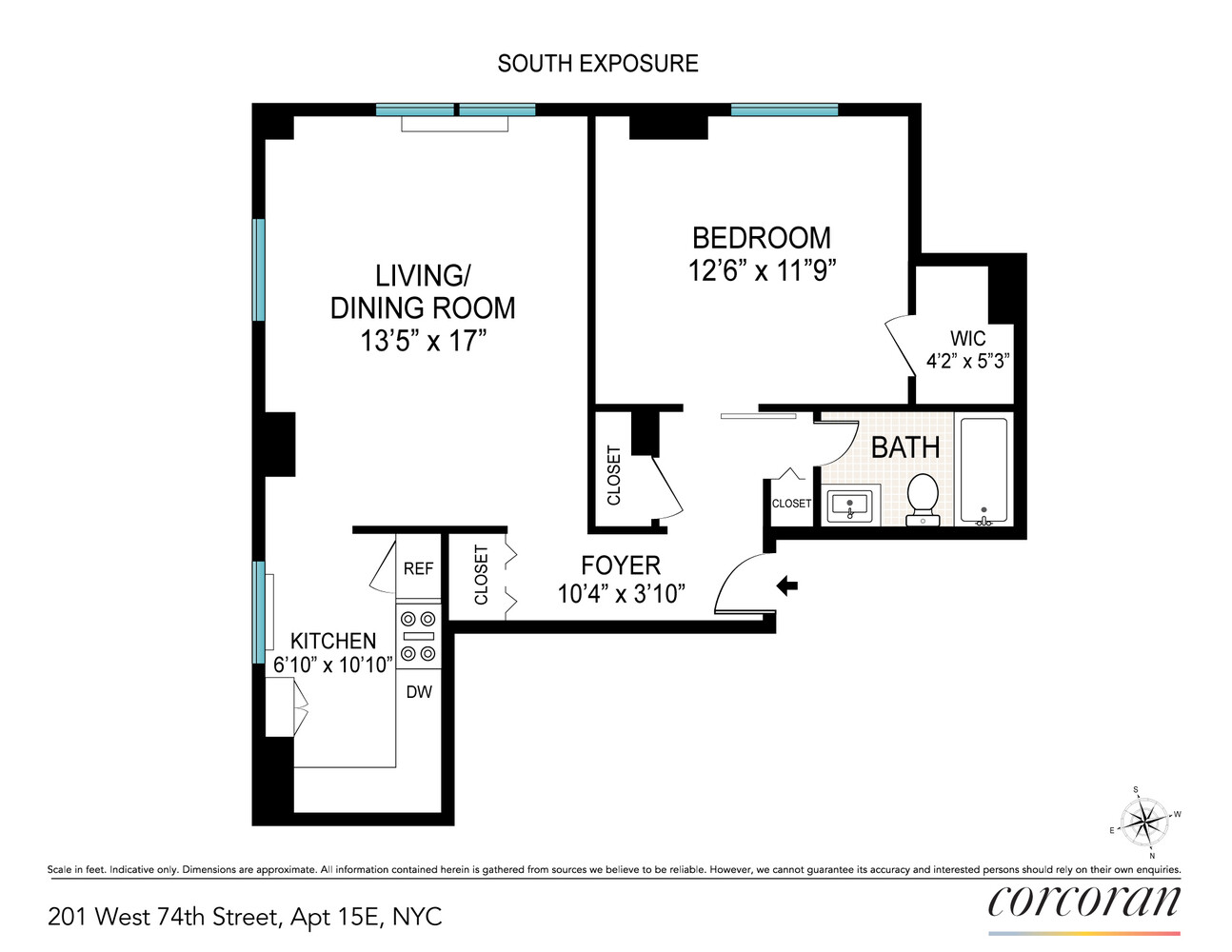 201 W 74TH Street 15E