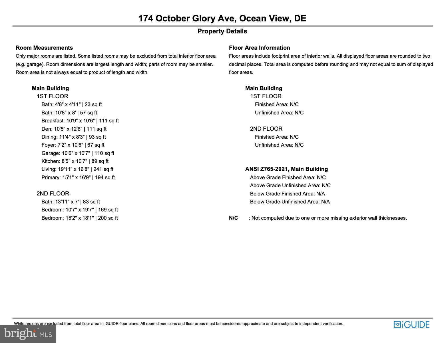 174 OCTOBER GLORY AVENUE