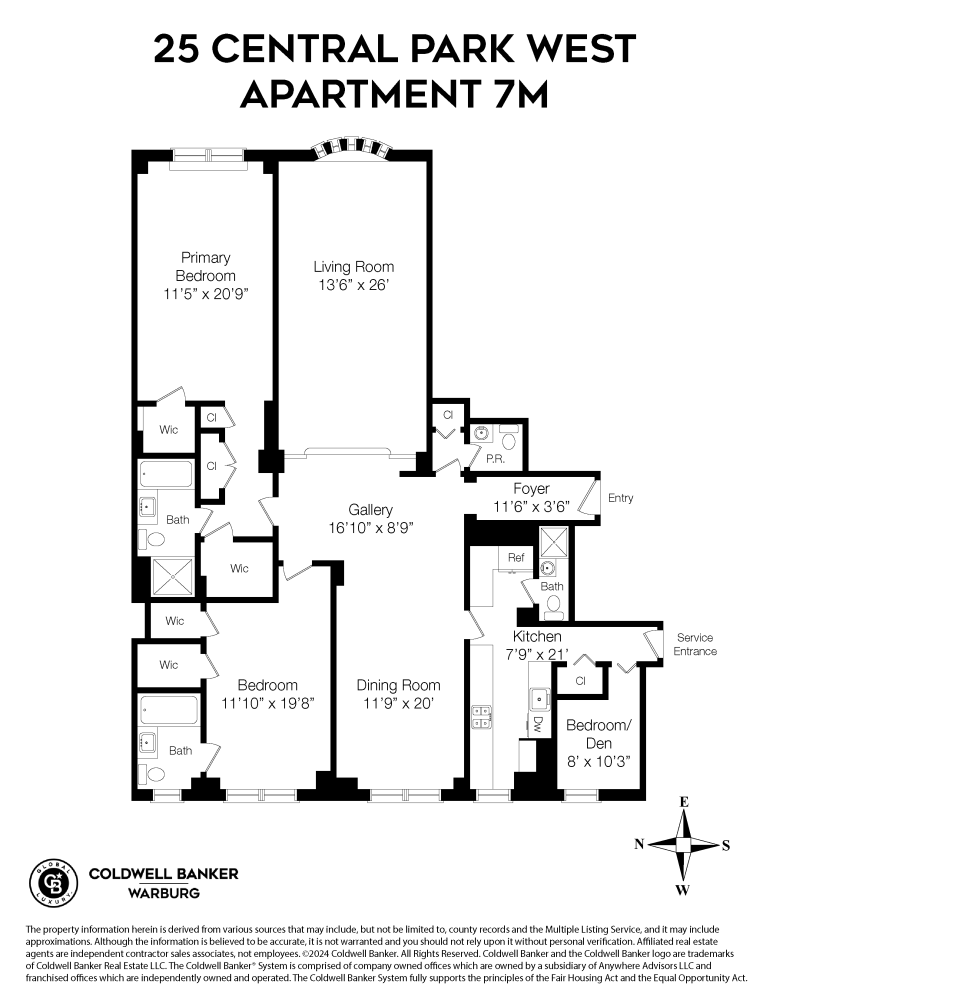 25 CENTRAL Park W 7M
