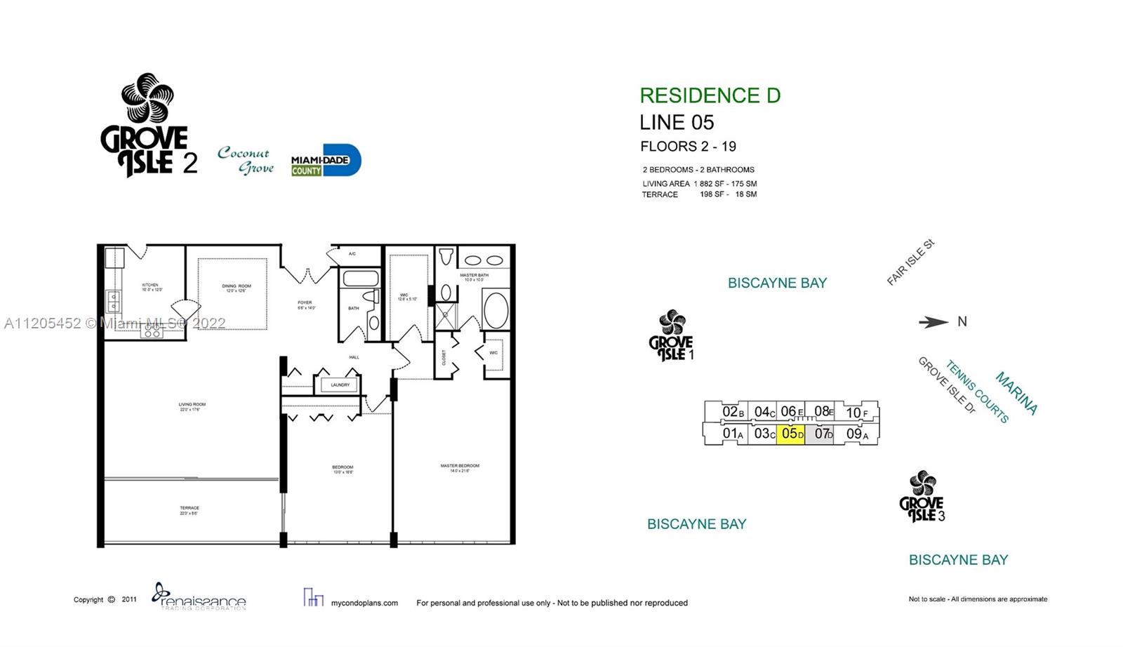 3 Grove Isle Dr Unit: C1507
