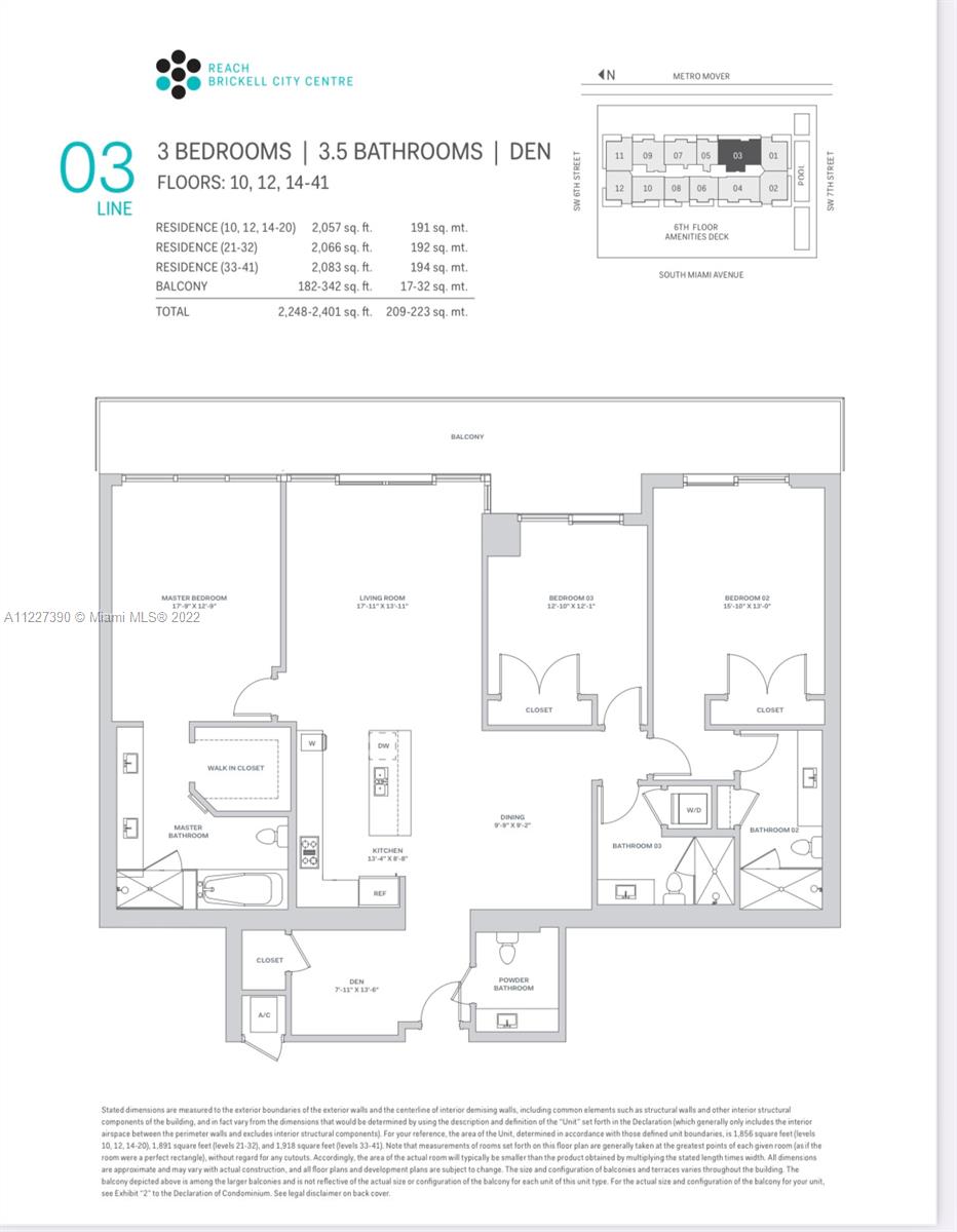 68 SE 6th St Unit: 3603