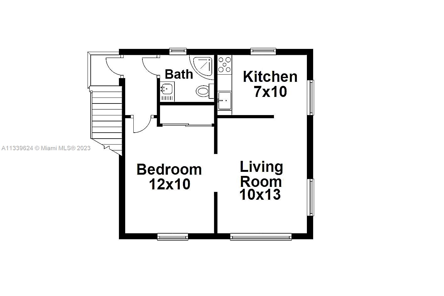 1128 Almeria Ave Unit: Guest House