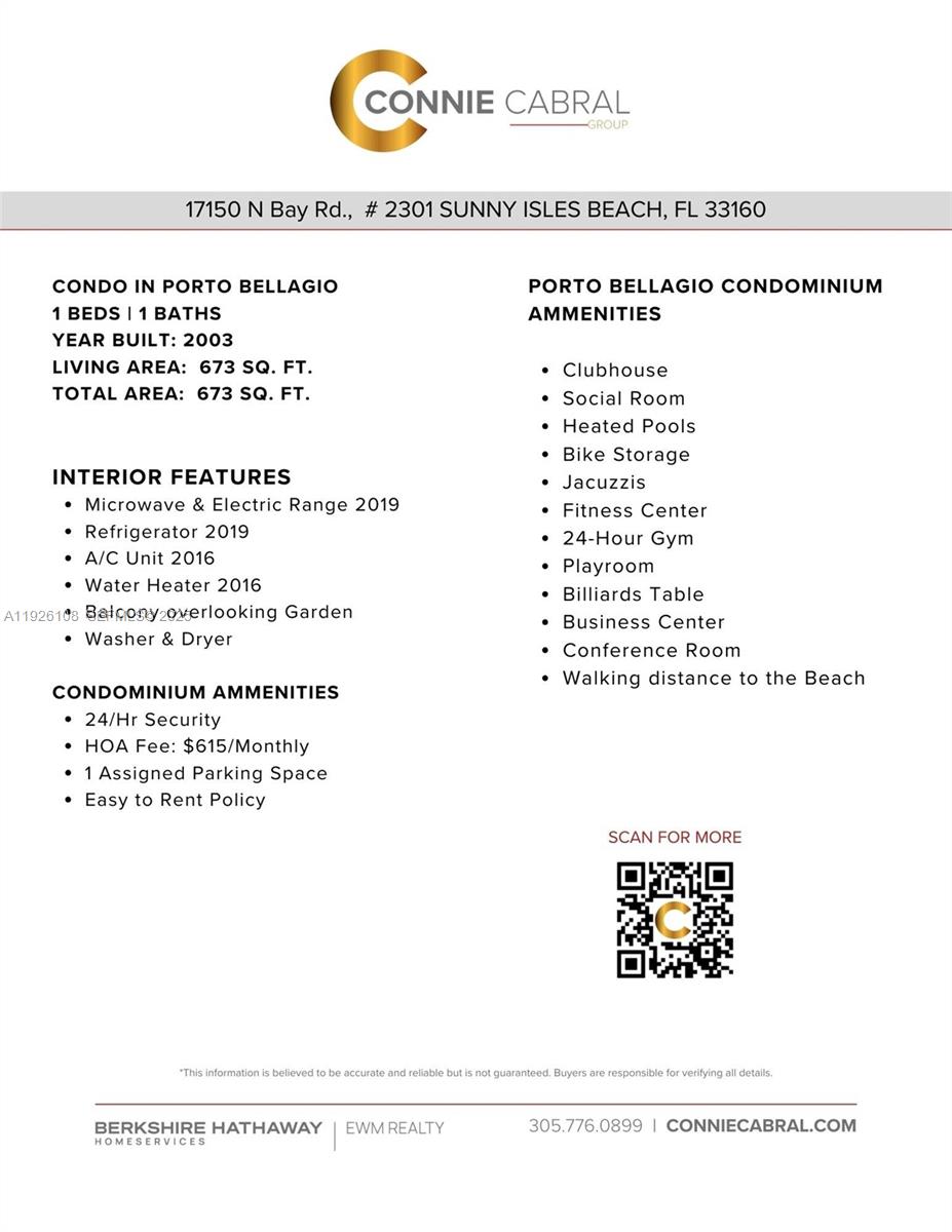 17150 N Bay Rd # 2301