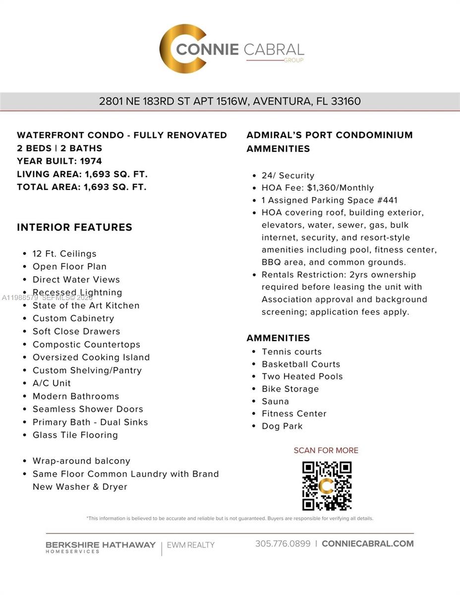 2801 NE 183rd St # 1516W