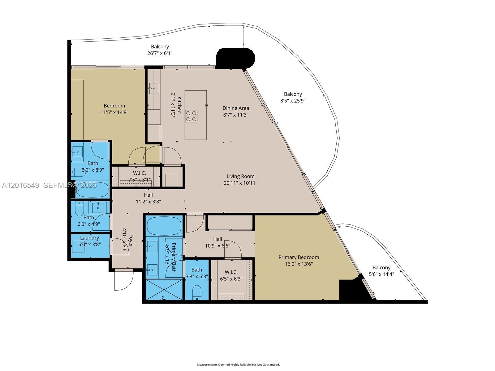 1000 Brickell Plz # 4601
