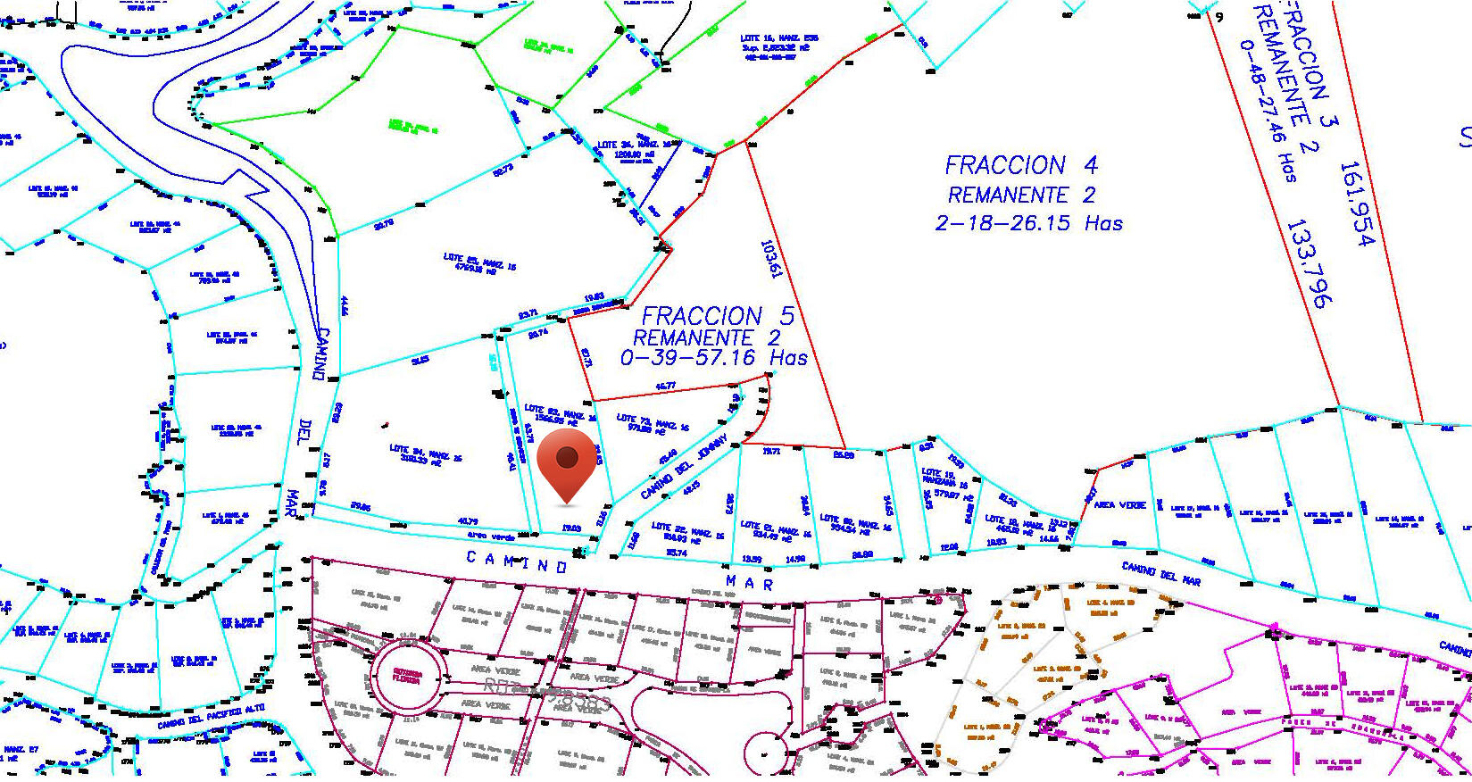 Pedregal Camino del Mar Norte, Lot 23 Block 16