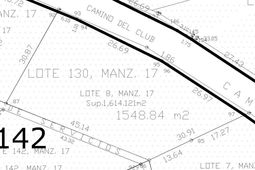 L 130/17 Pedregal, Camino del Club, Lot 130 Block 17