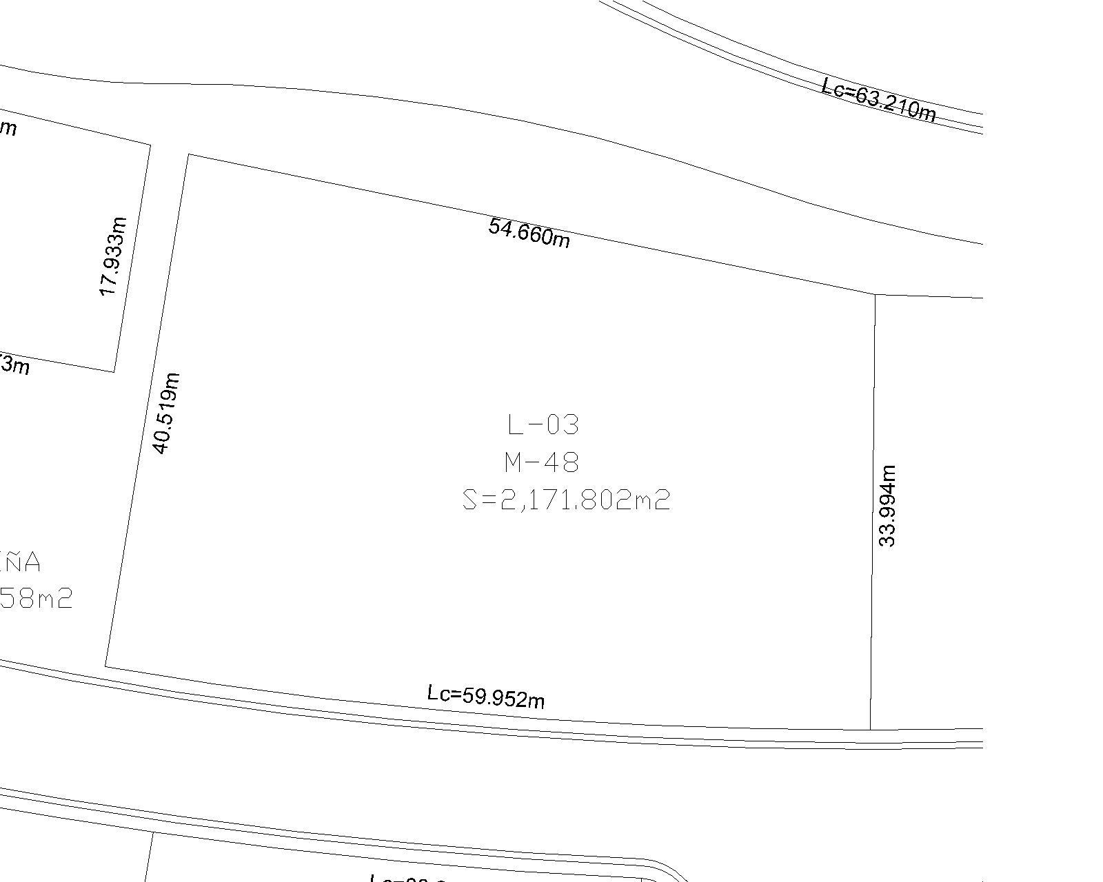 L 3/48 Pedregal, Camino del Cielo, Lot 3 Block 48