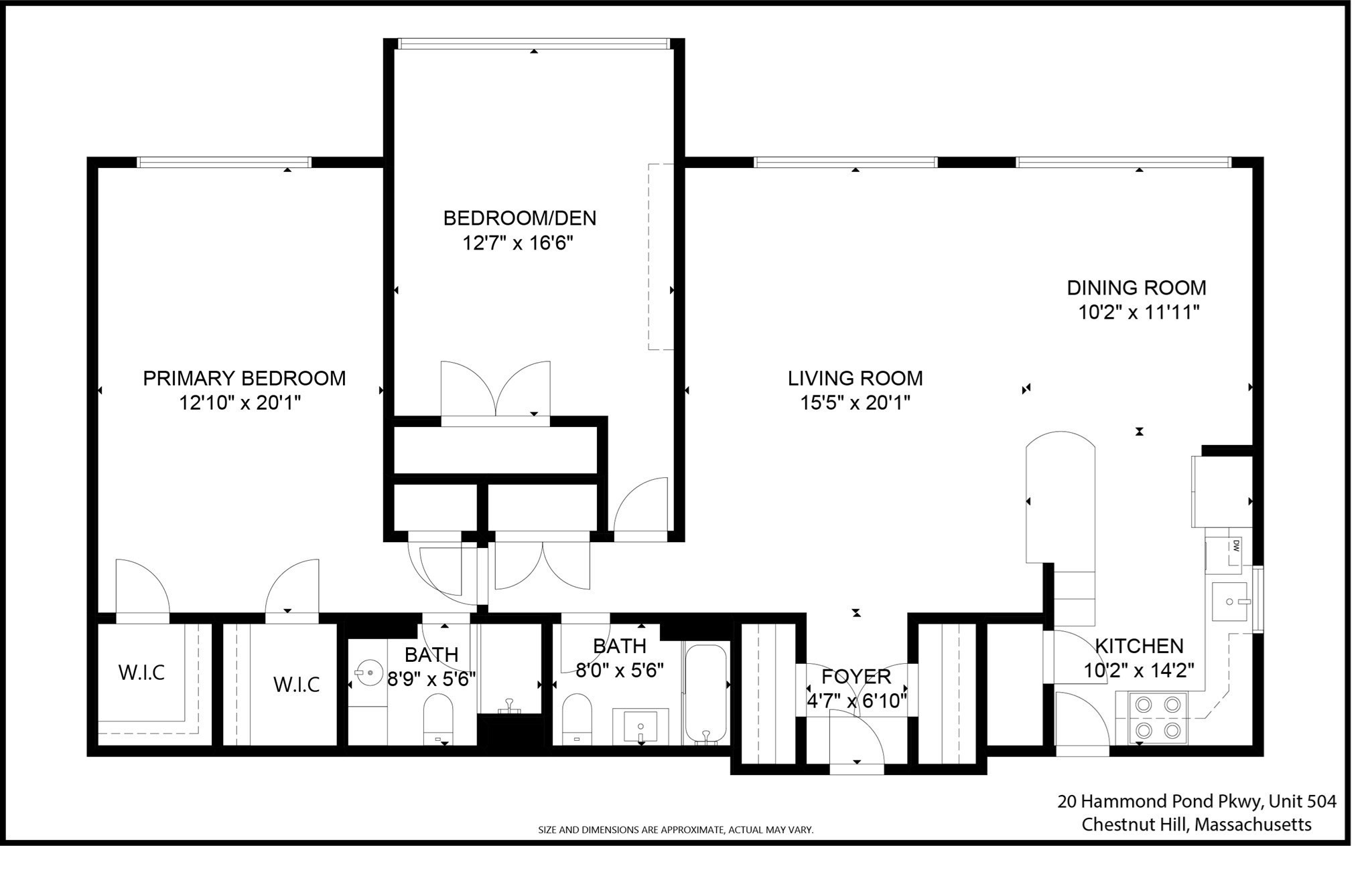 20 Hammond Pond Parkway # 504