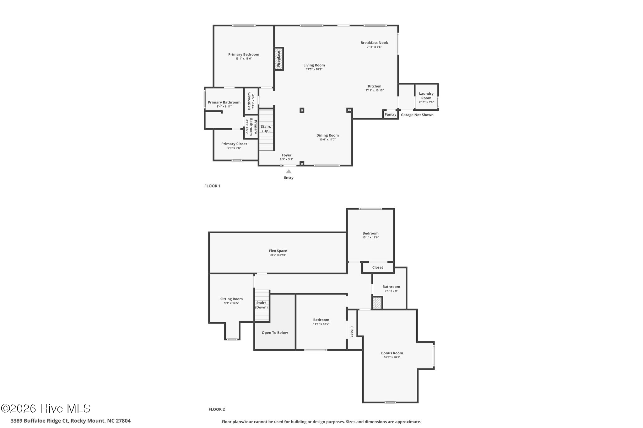 3389 Buffaloe Ridge Court
