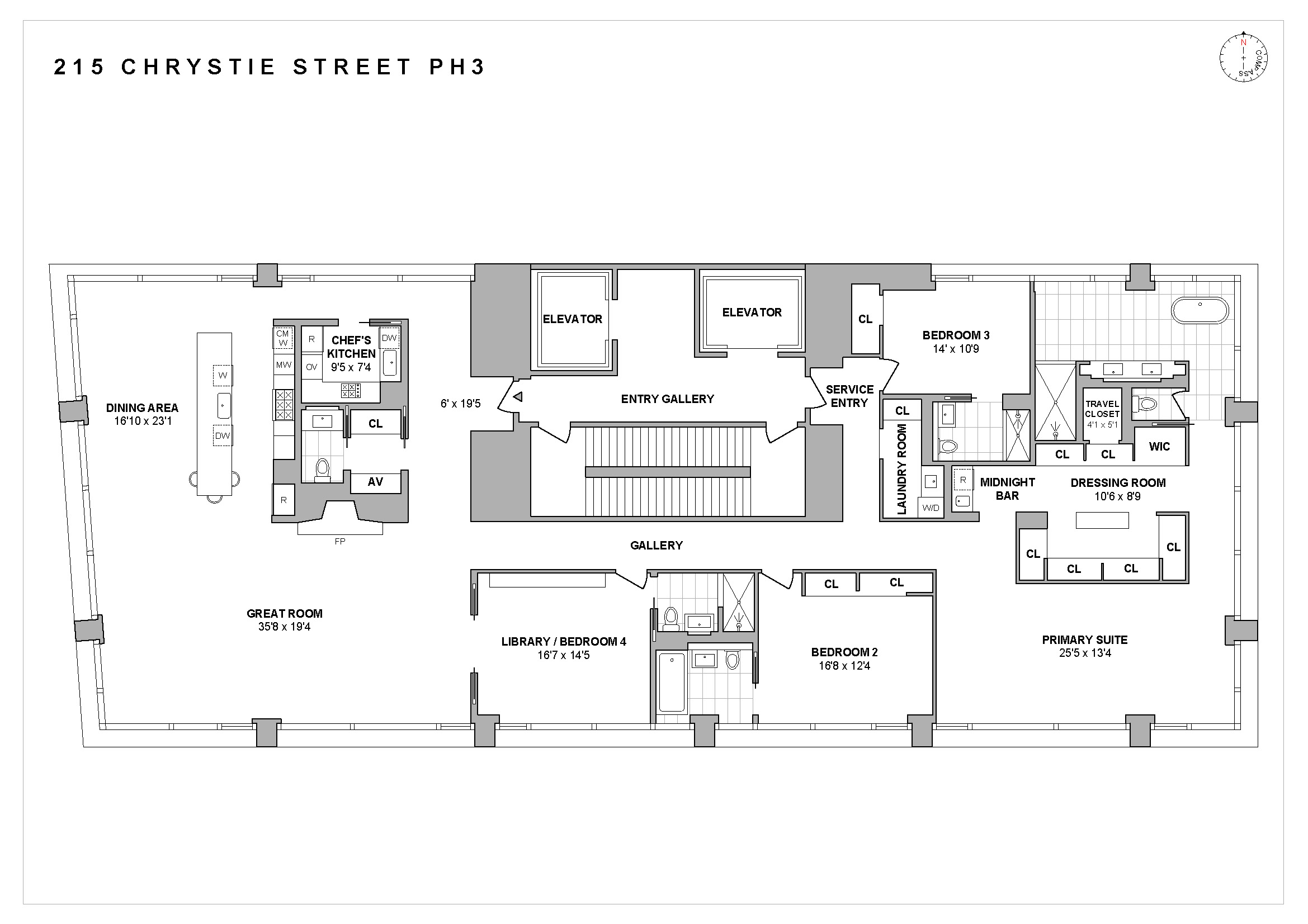 215 Chrystie Street PH3