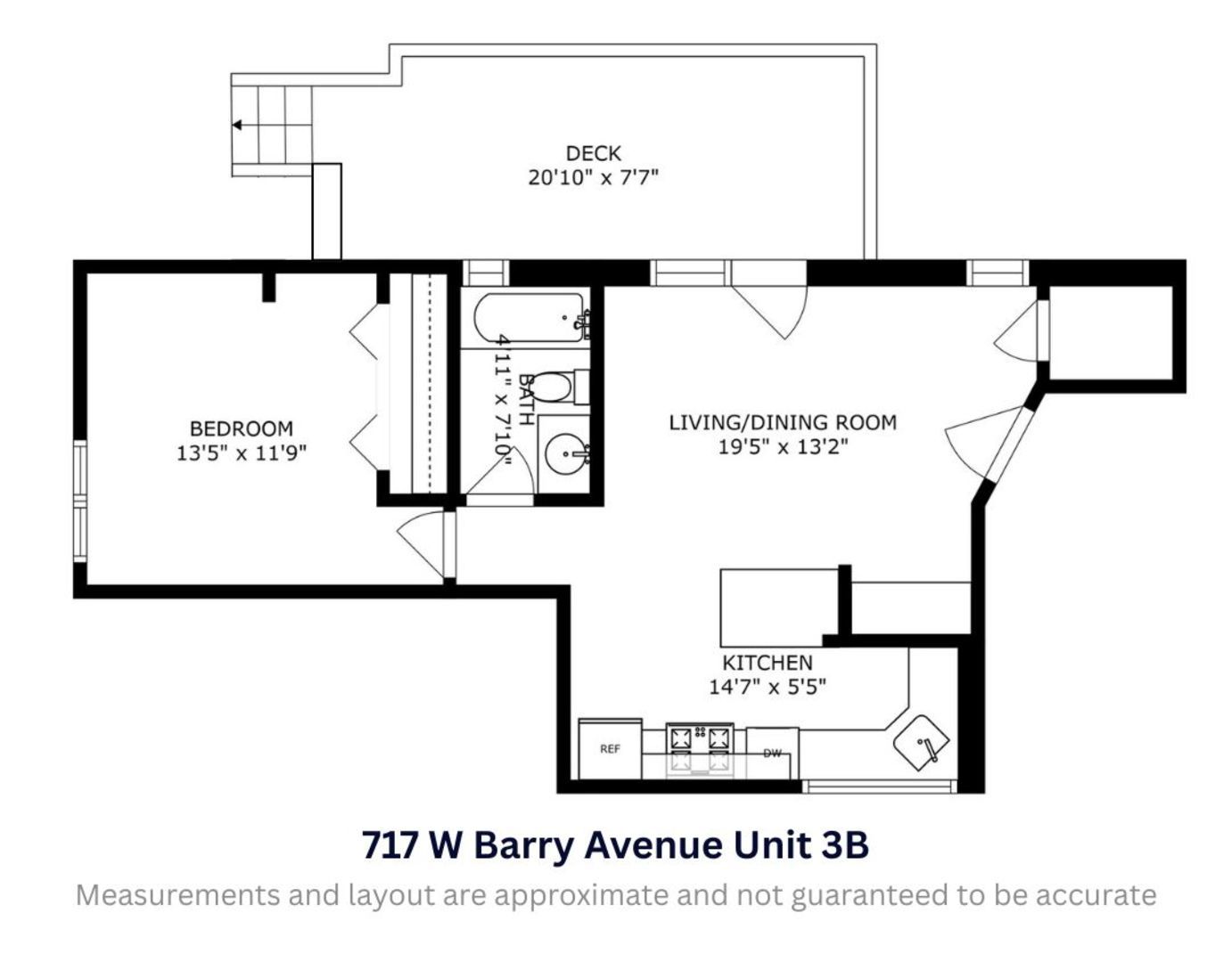 717 W Barry Avenue Unit: 3B