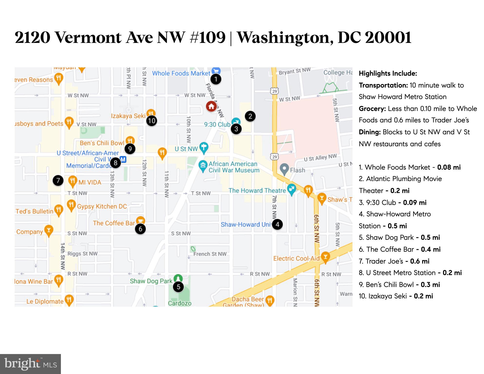 2120 Vermont Ave NW #109