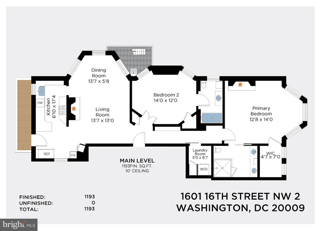 1601 16TH STREET NW Unit: 2