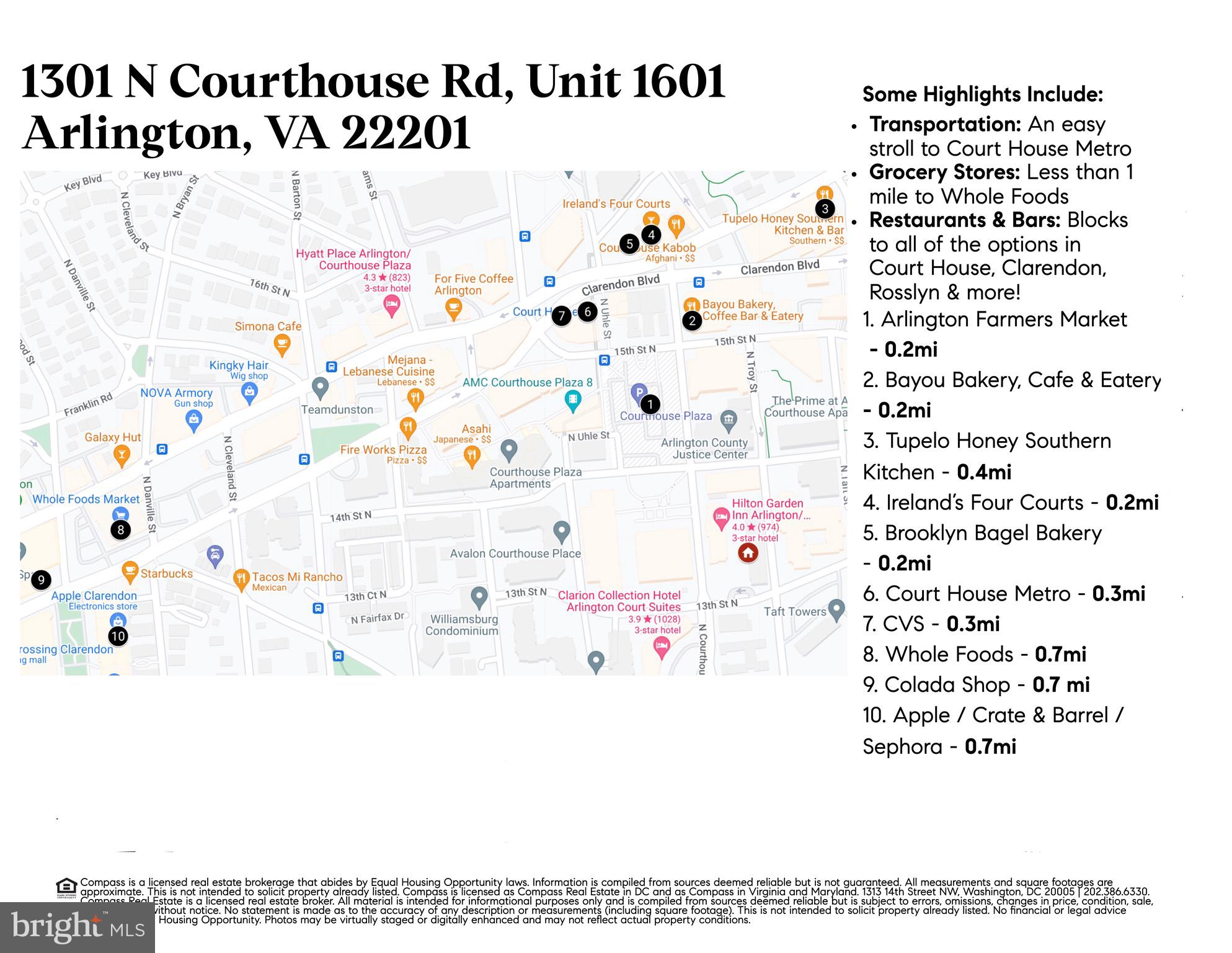 1301 N Courthouse Rd #1601
