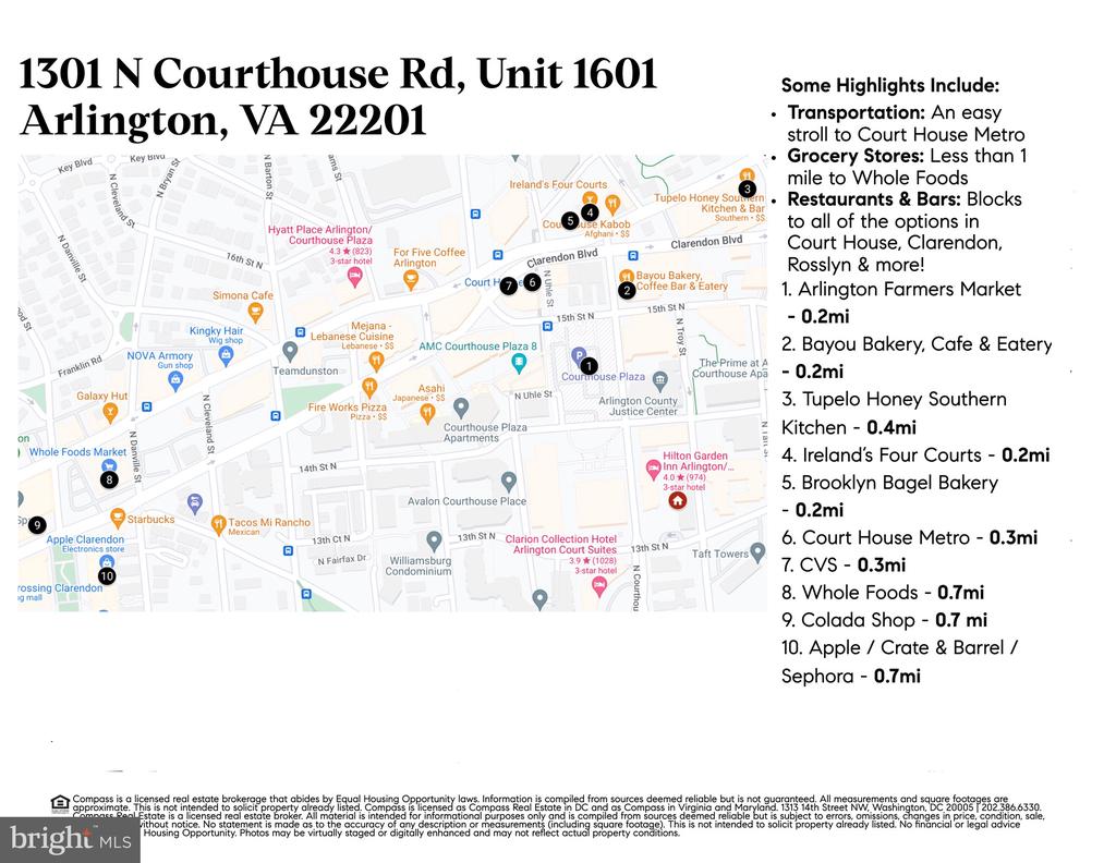 1301 N Courthouse Rd #1601