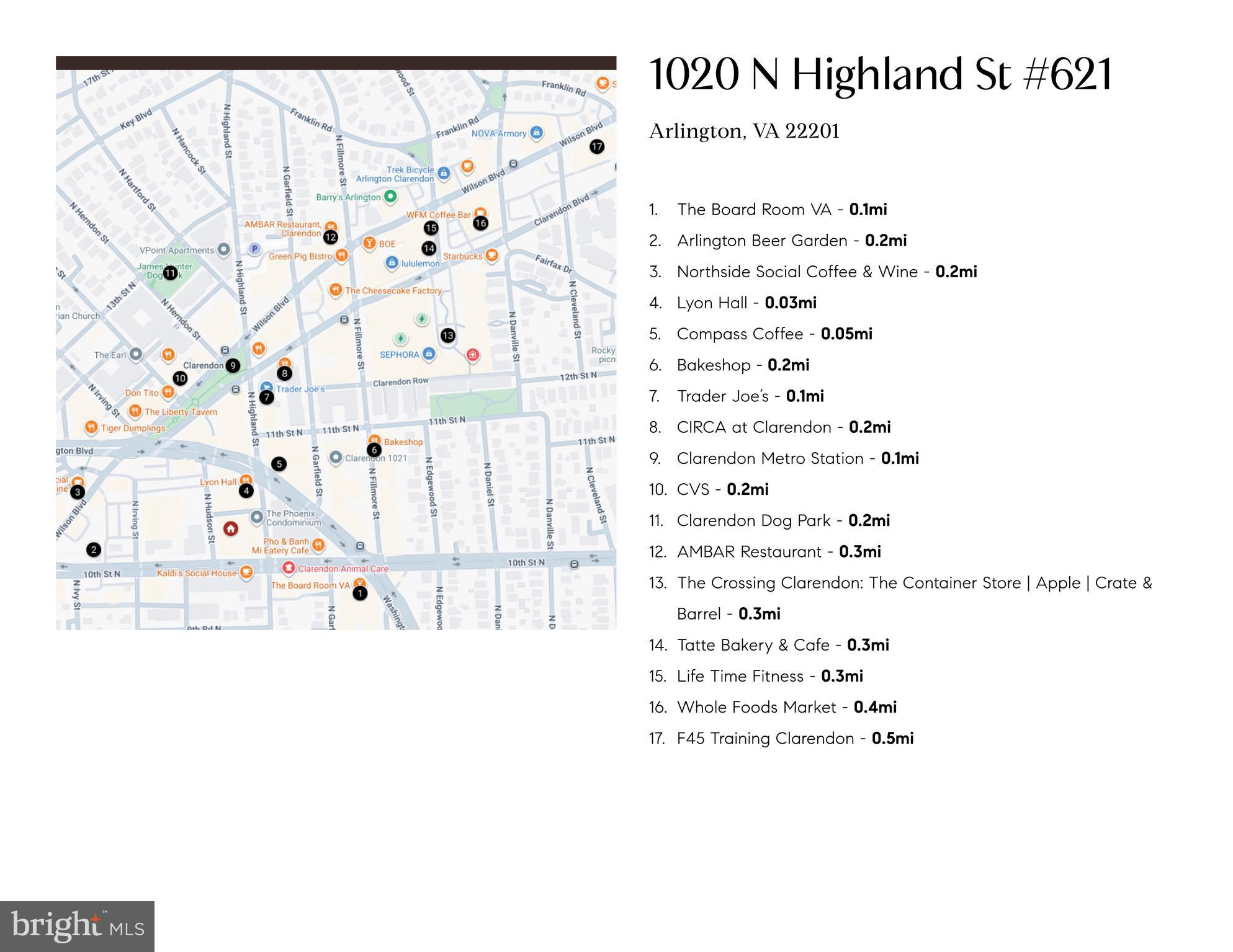 1020 N HIGHLAND STREET 621