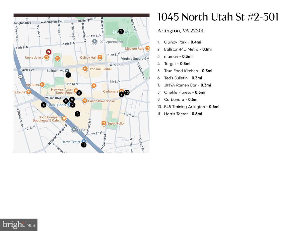 1045 N UTAH STREET Unit: 2-501