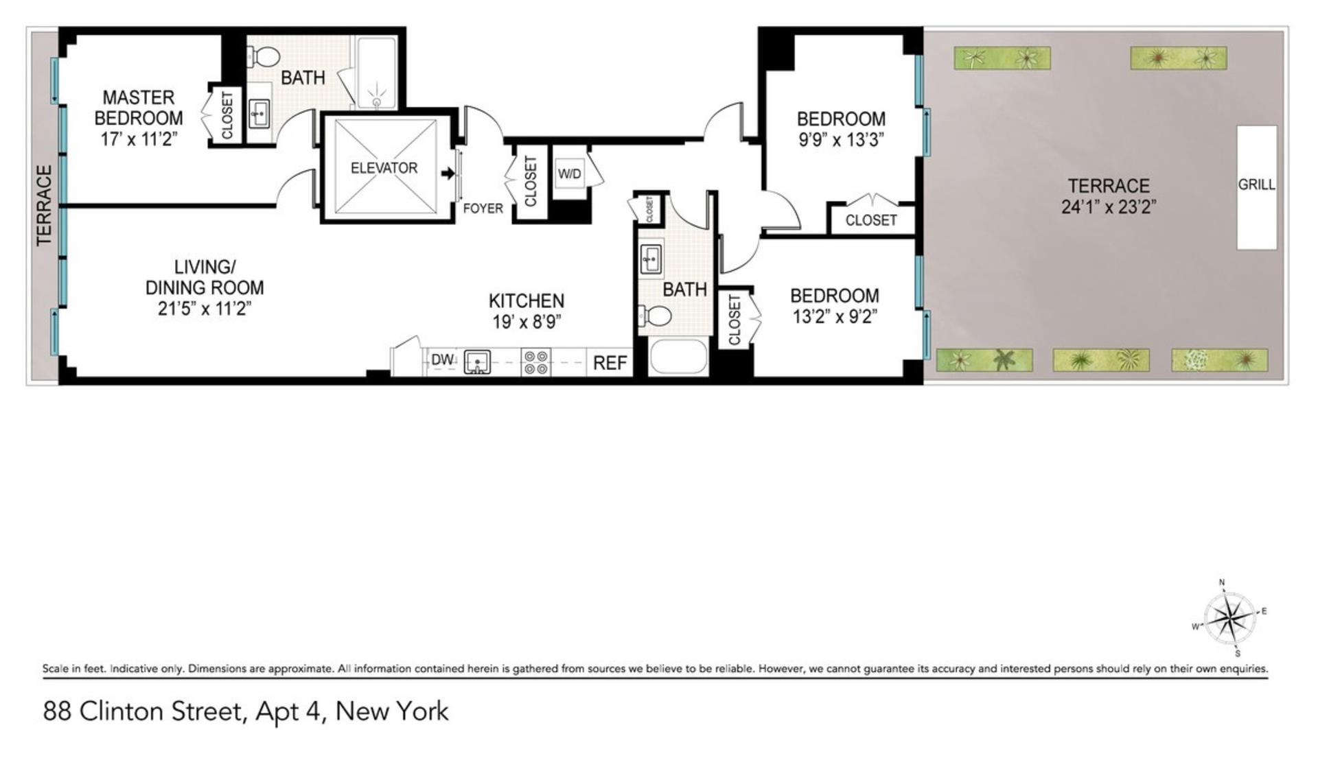 88 CLINTON Street APARTMENT4