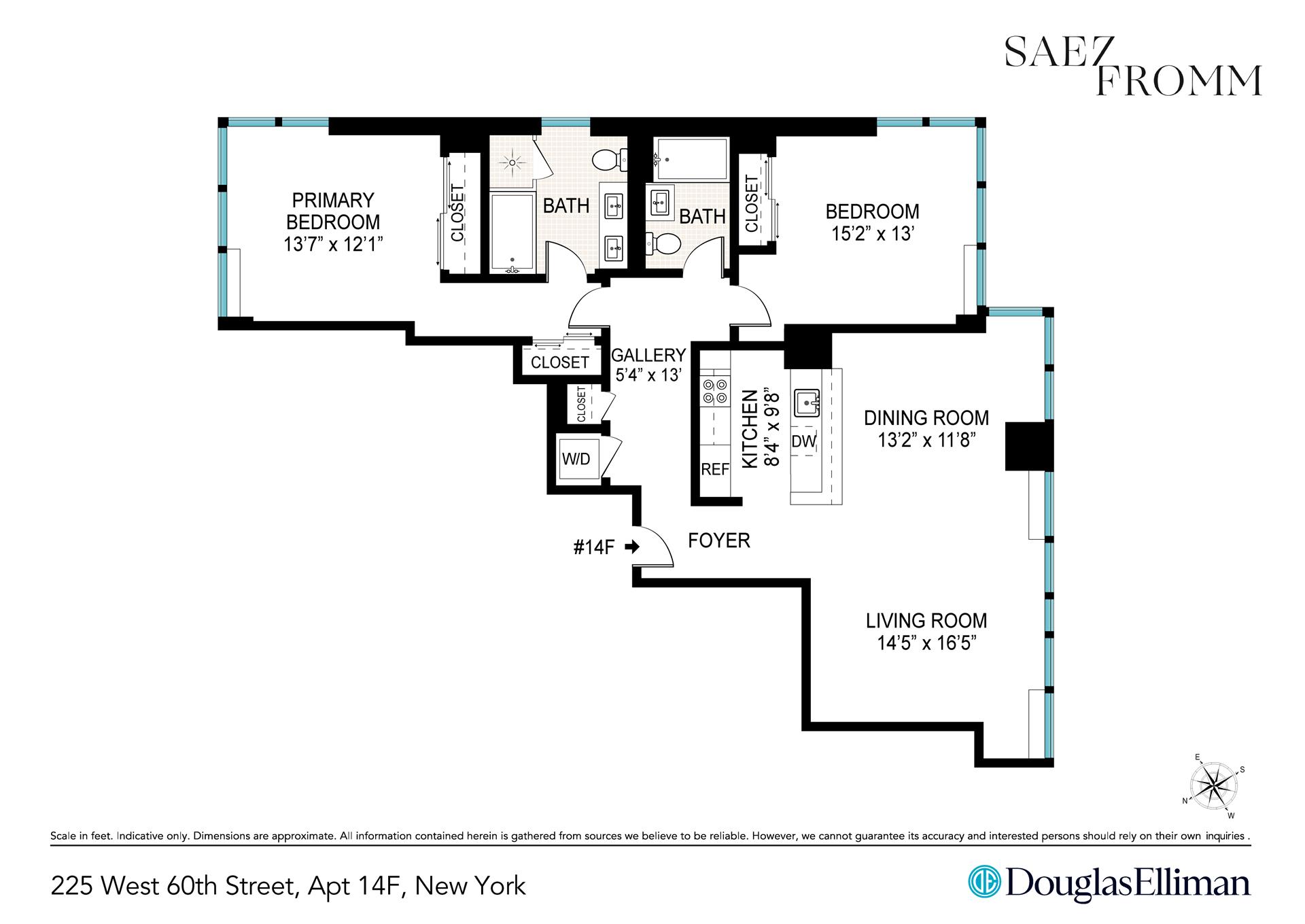 225 W 60TH Street 14F