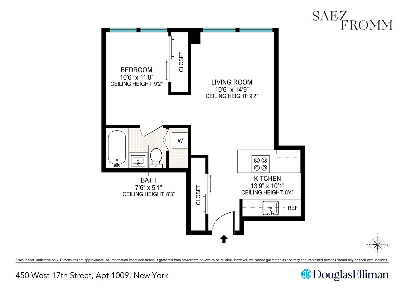 450 W 17TH Street 1009