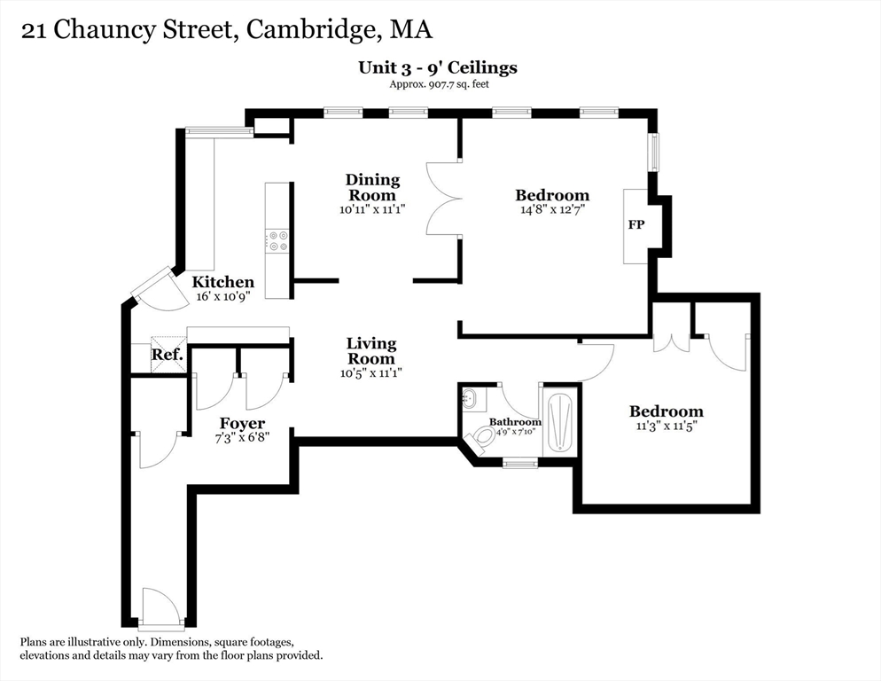 21 Chauncy St # 3