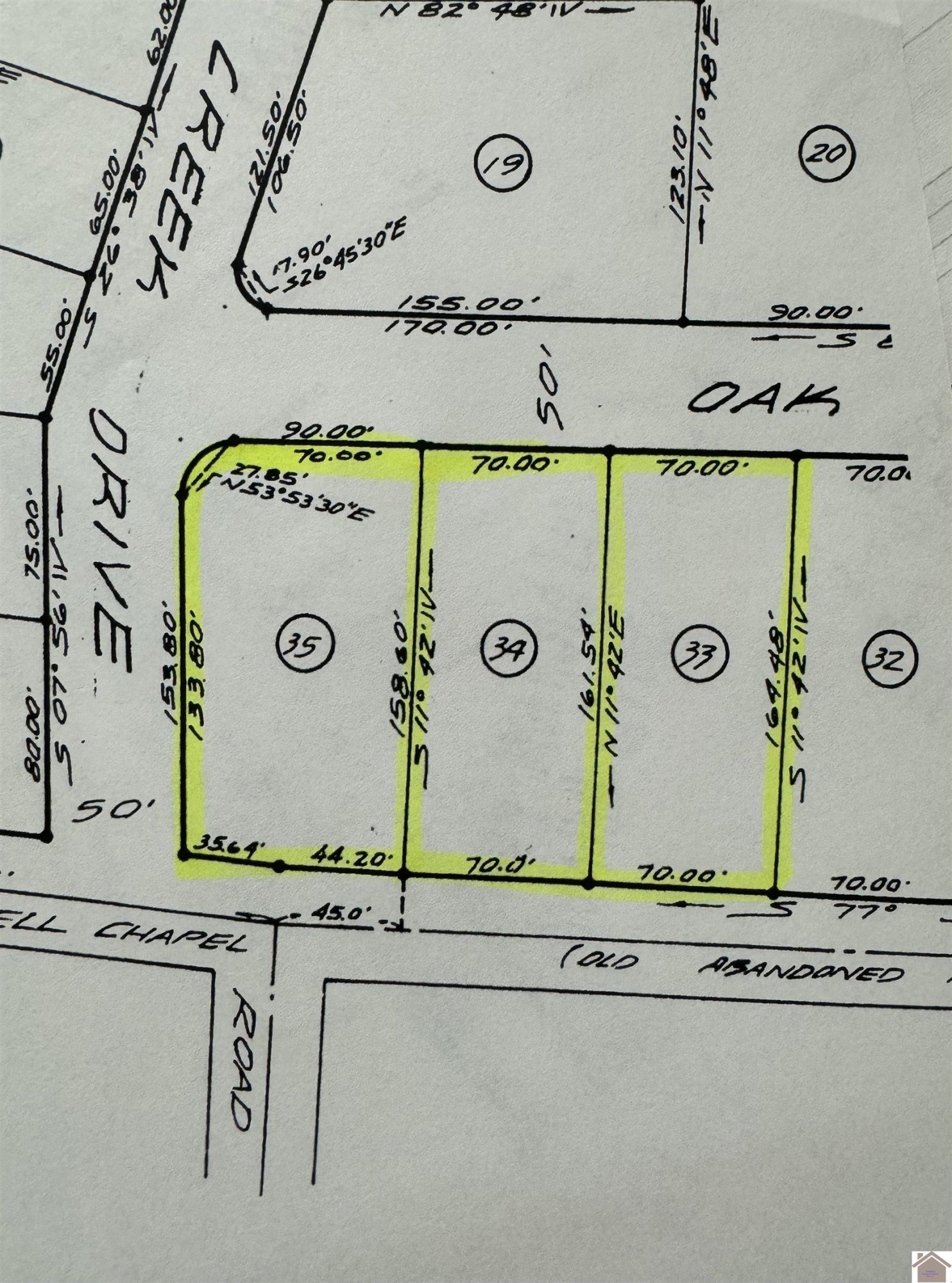 00 Oakview Lane, 33, 34, 35 Lots